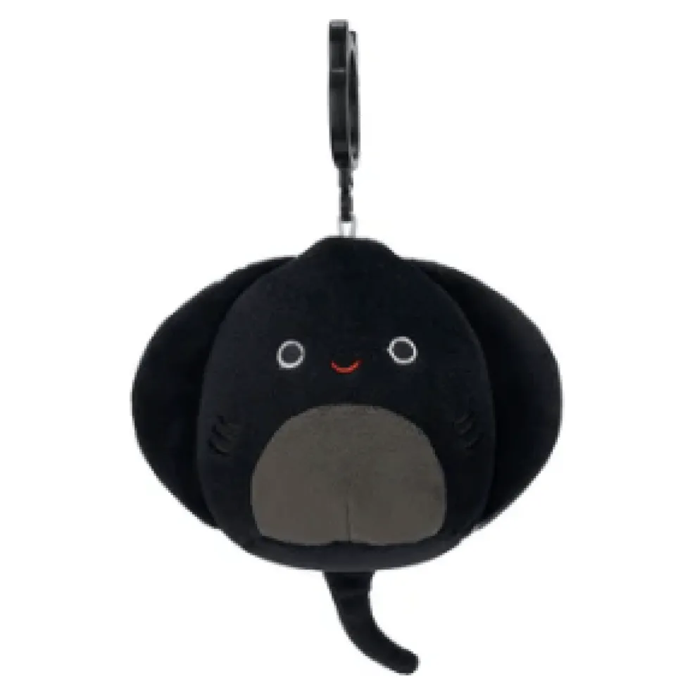 Squishmallow 3.5 Inch Fen Fang the Stingray Plush Clip - Owl & Goose Gifts