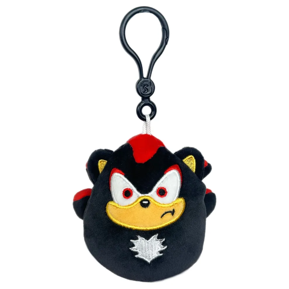 Squishmallow Clip Sonic the Hedgehog SHADOW - Sega 3.5 Inch
