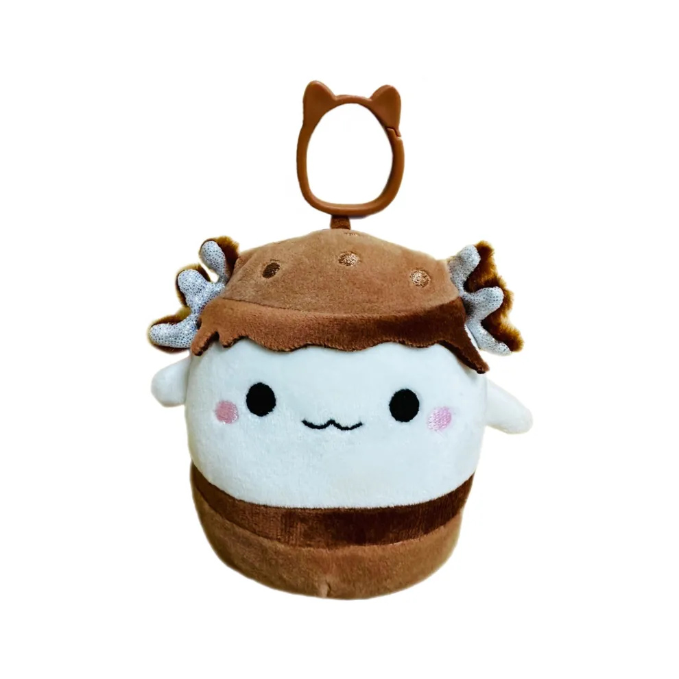 Squishmallow Clip Smores Axolotl - Prometheus 3.5 Inch