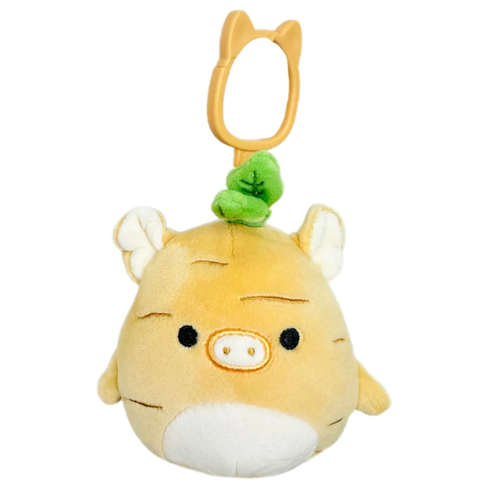 Squishmallow Clip Turnip Pig - Pete 3.5 Inch
