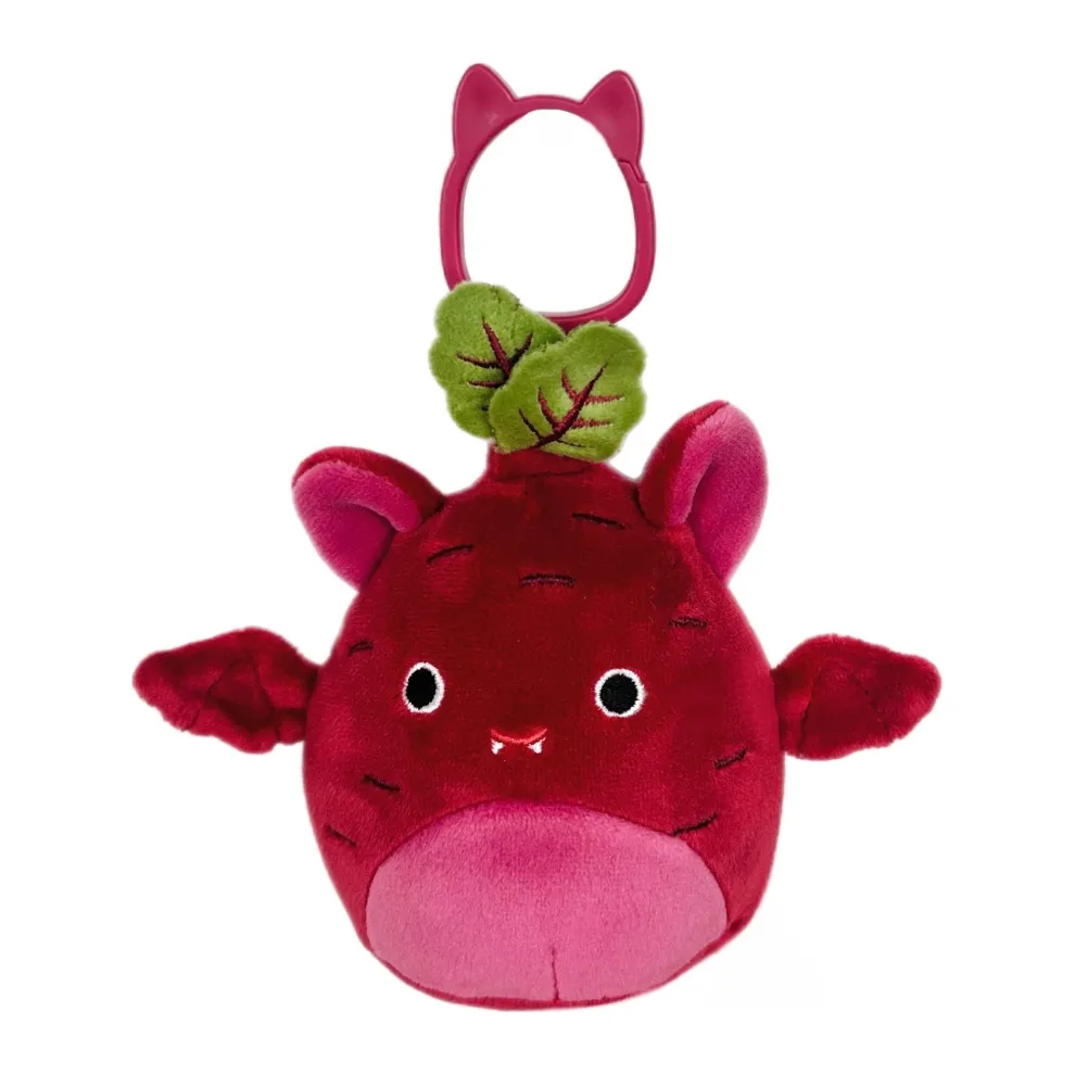 Squishmallow Clip Beet Bat - Romulus 3.5 Inch