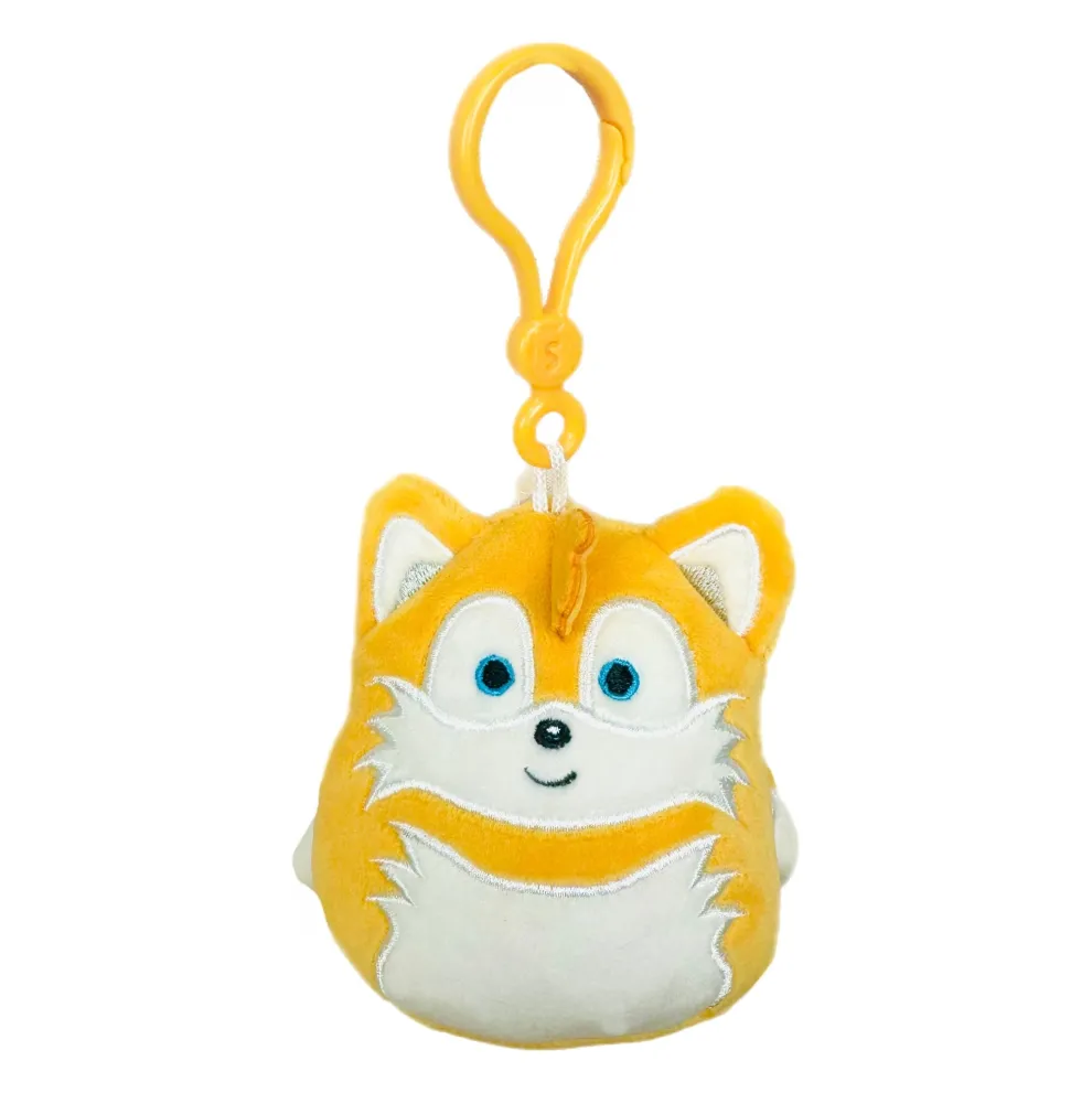 Squishmallow Clip Sonic the Hedgehog TAILS - Sega 3.5 Inch