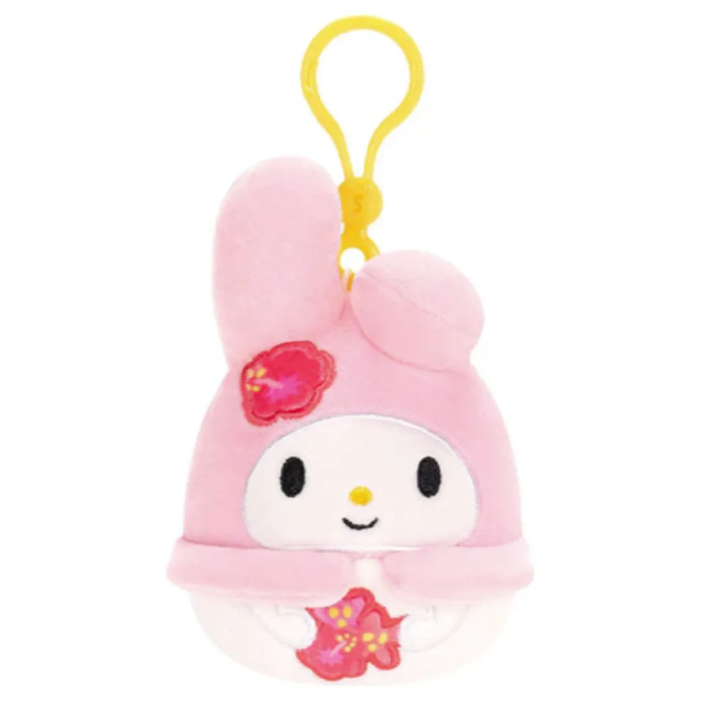 Squishmallow Clip Tropical My Melody - Sanrio 3.5 Inch