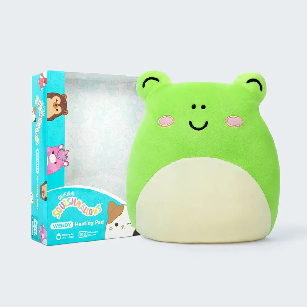 Squishmallow Wendy the Frog Heating Pad by What Do You Meme