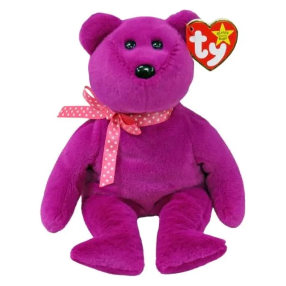 Ty Beanie Babies Magenta II 30th Anniversary Plush Toy - Owl & Goose Gifts