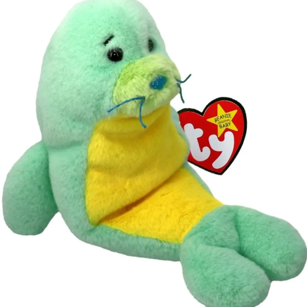 Ty Beanie Babies Stanley the Seal 30th Anniversary Plush Toy - Owl & Goose Gifts