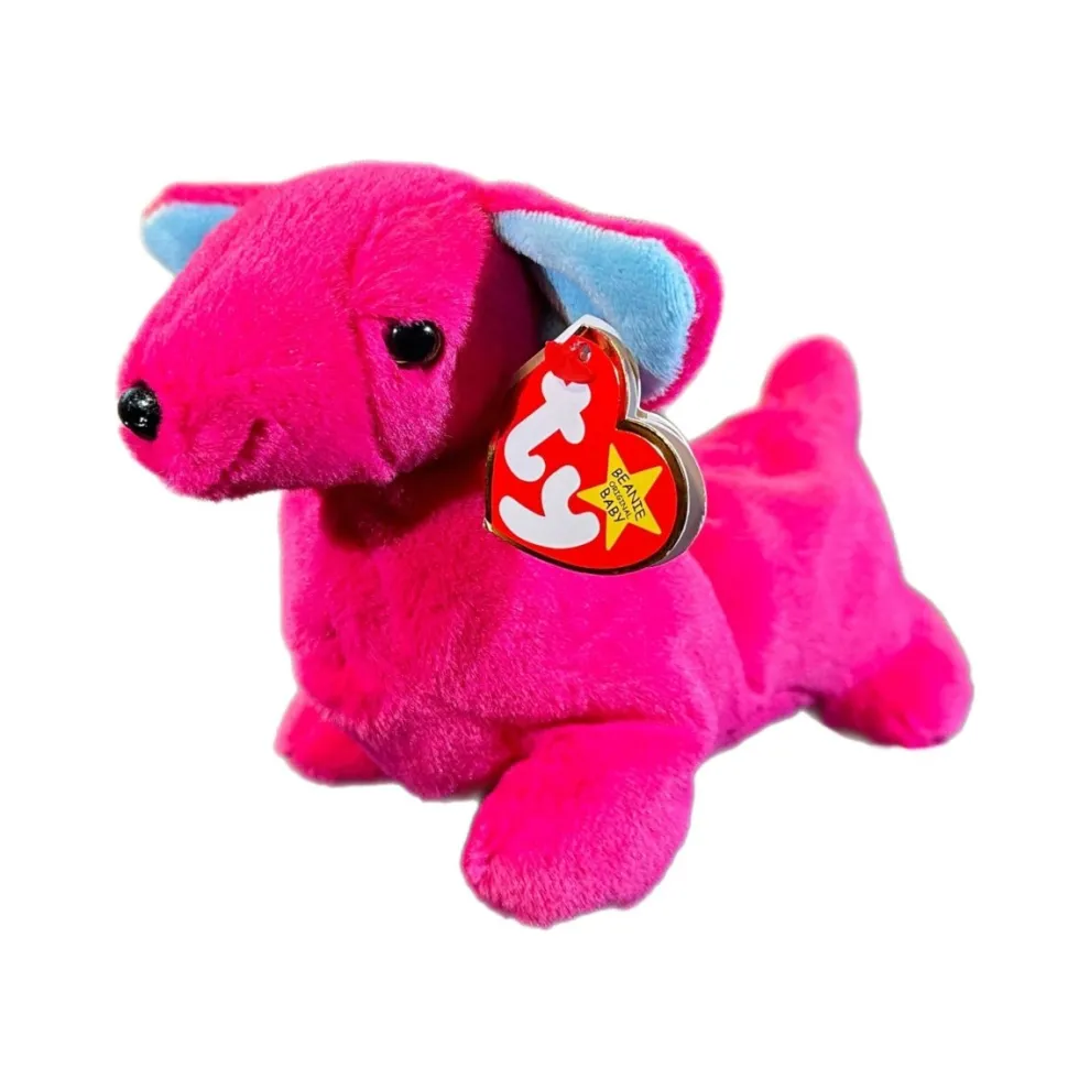 Ty Beanie Babies Stretch the Dachshund 30th Anniversary Plush Toy - Owl & Goose Gifts