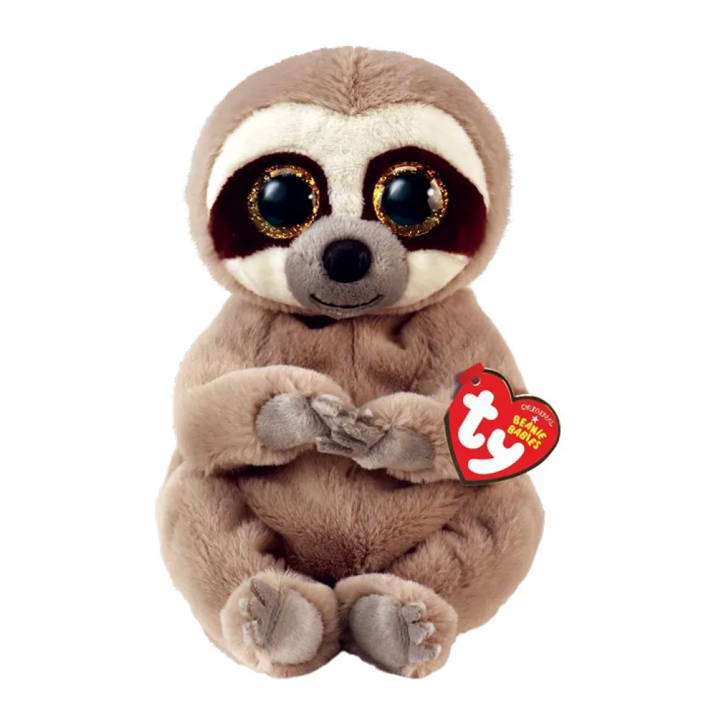Ty Beanie Bellies 8 Inch Silas the Sloth Plush Toy - Owl & Goose Gifts