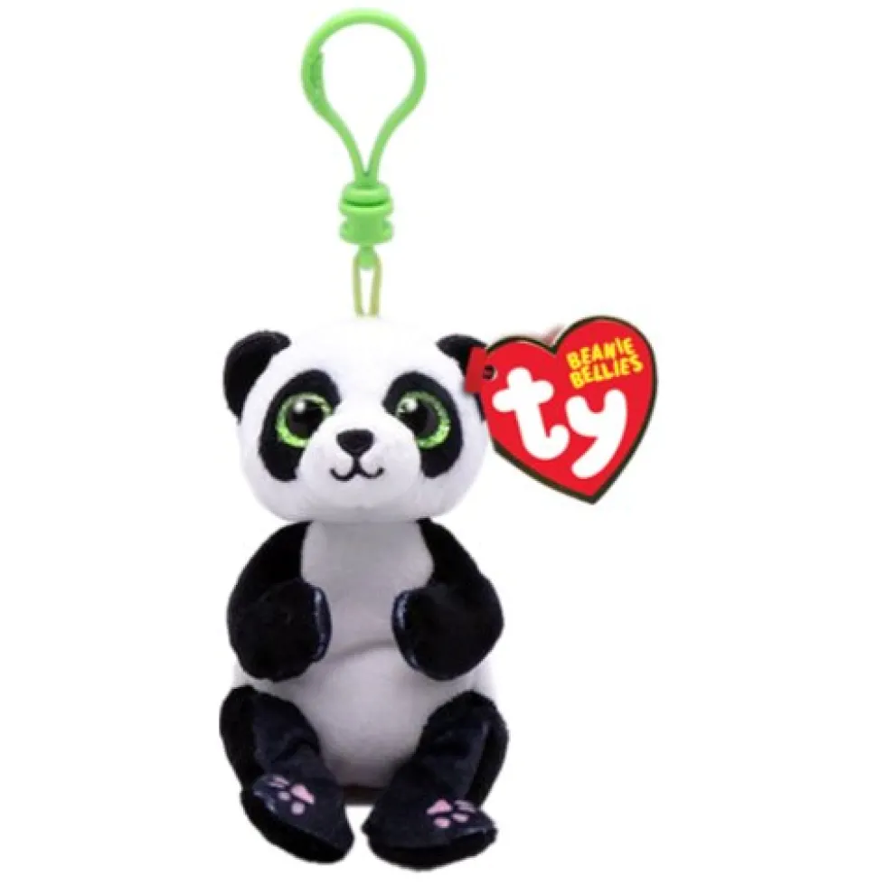 Ty Beanie Bellies 4 Inch Ying the Panda Plush Clip - Owl & Goose Gifts