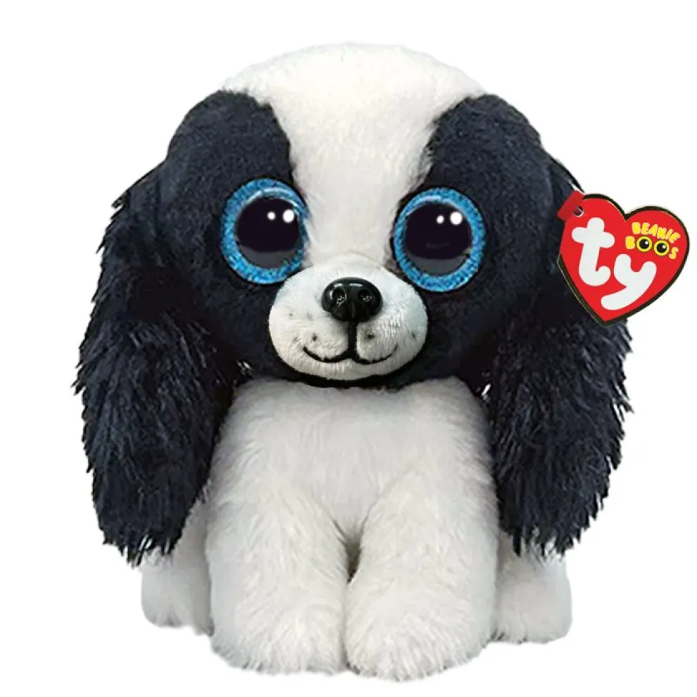 Ty Beanie Boos 6 Inch Sissy the Black Cocker Spaniel Plush Toy - Owl & Goose Gifts