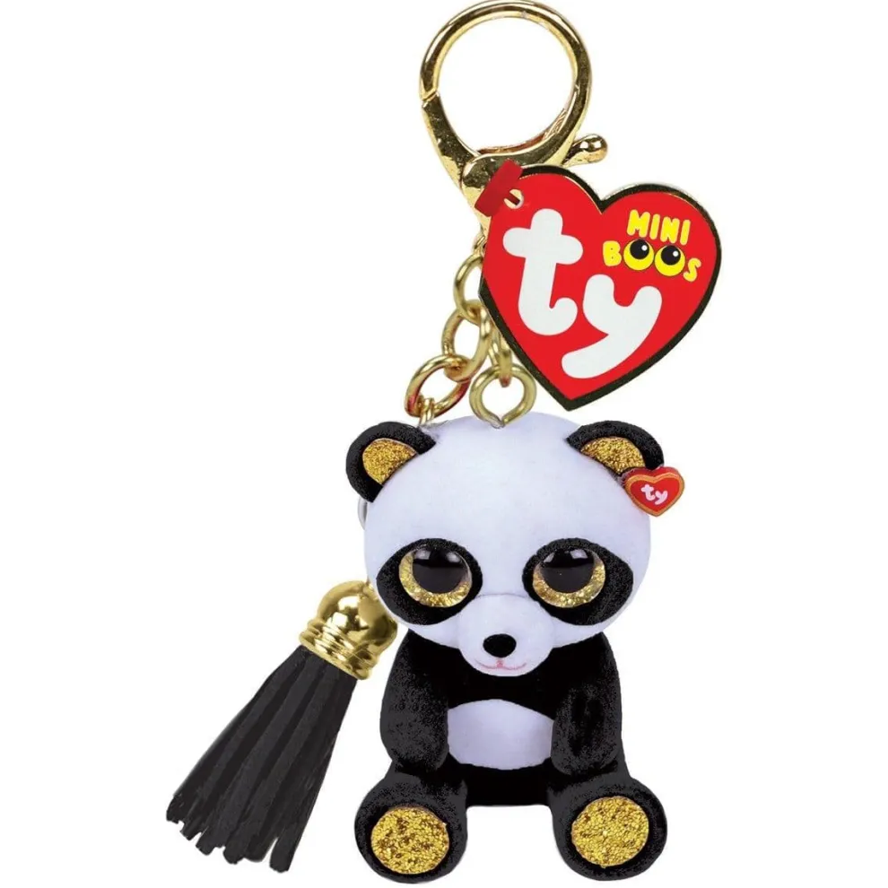 Ty Mini Boos 2.5 Inch Chi the Panda Clip - Owl & Goose Gifts
