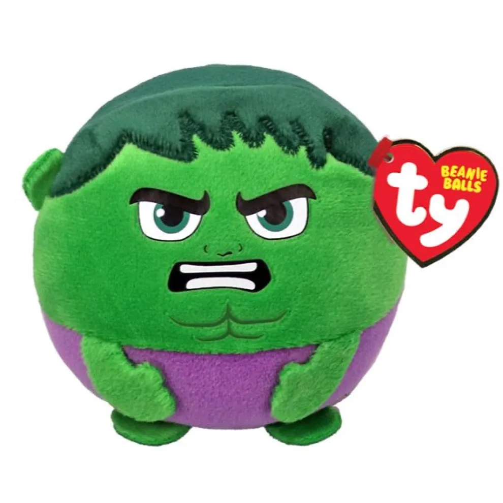 Ty Puffies Beanie Ball 4 Inch Hulk - Owl & Goose Gifts