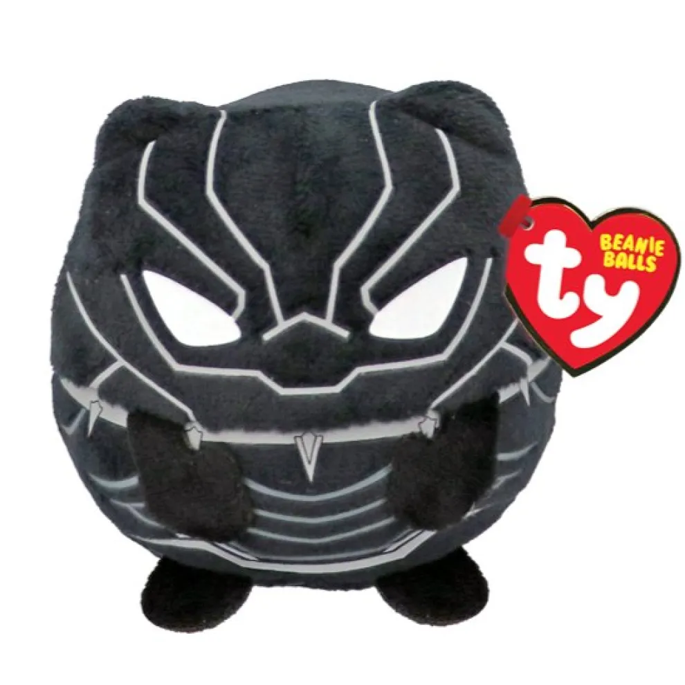 Ty Puffies Beanie Ball 4 Inch Black Panther - Owl & Goose Gifts