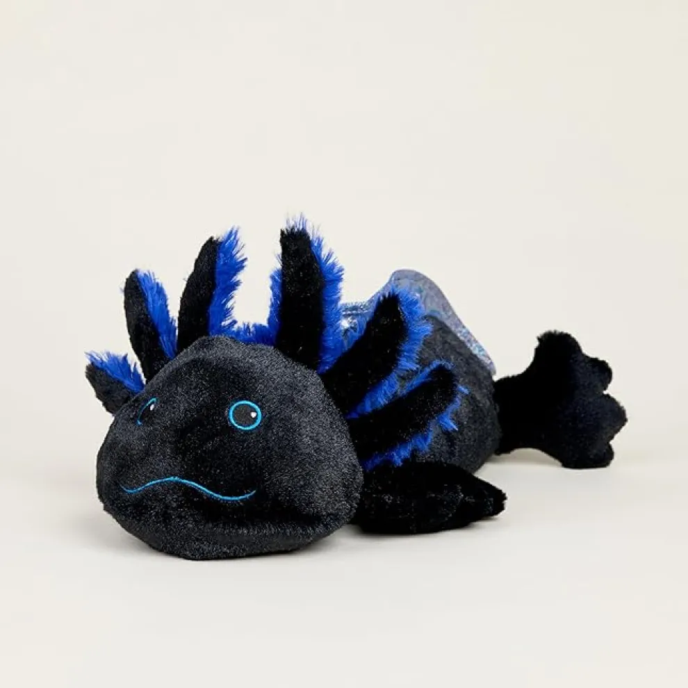 Warmies 13 Inch Black Axolotl Microwavable Plush Toy - Owl & Goose Gifts