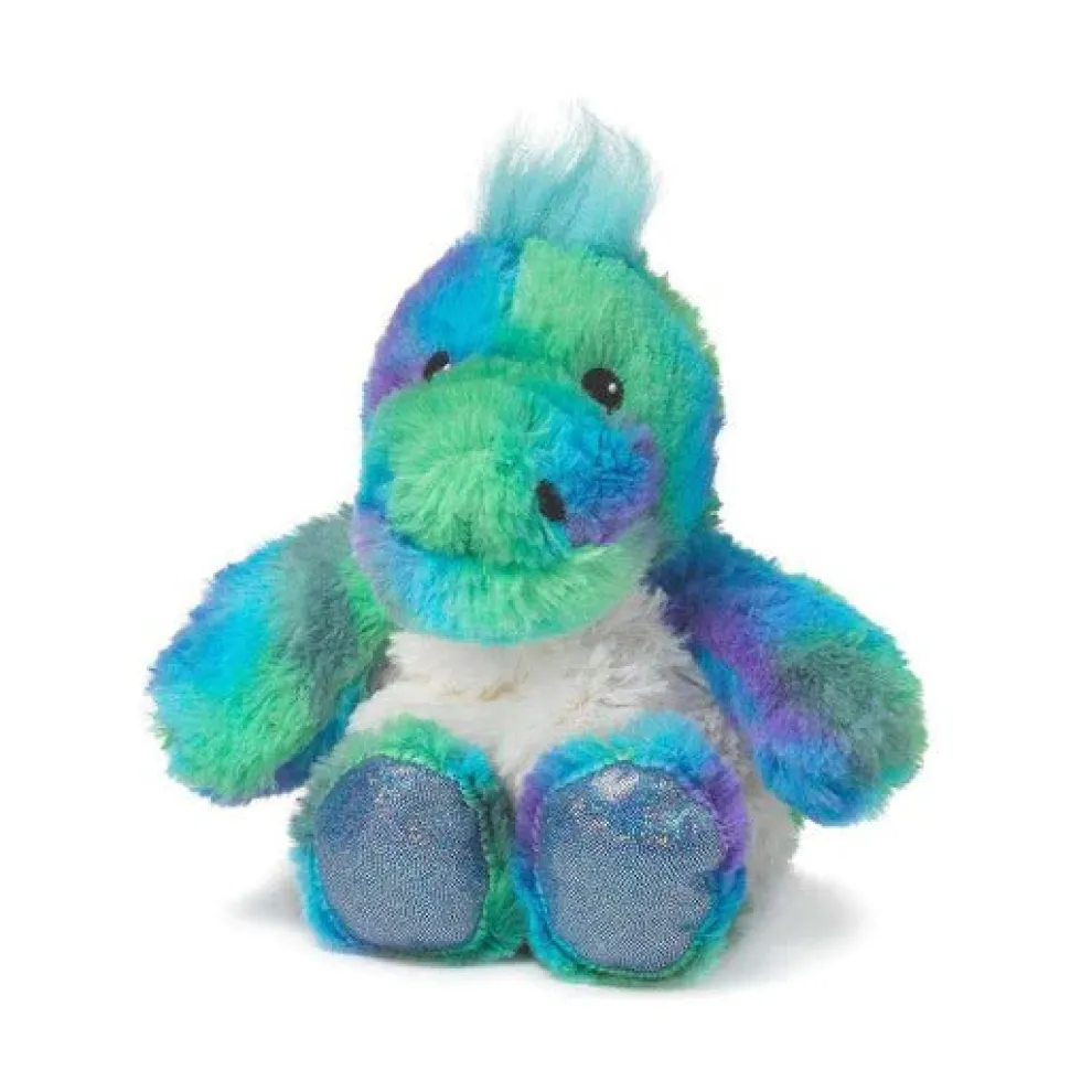 Warmies 9 Inch Junior Rainbow Dinosaur Microwavable Plush Toy - Owl & Goose Gifts