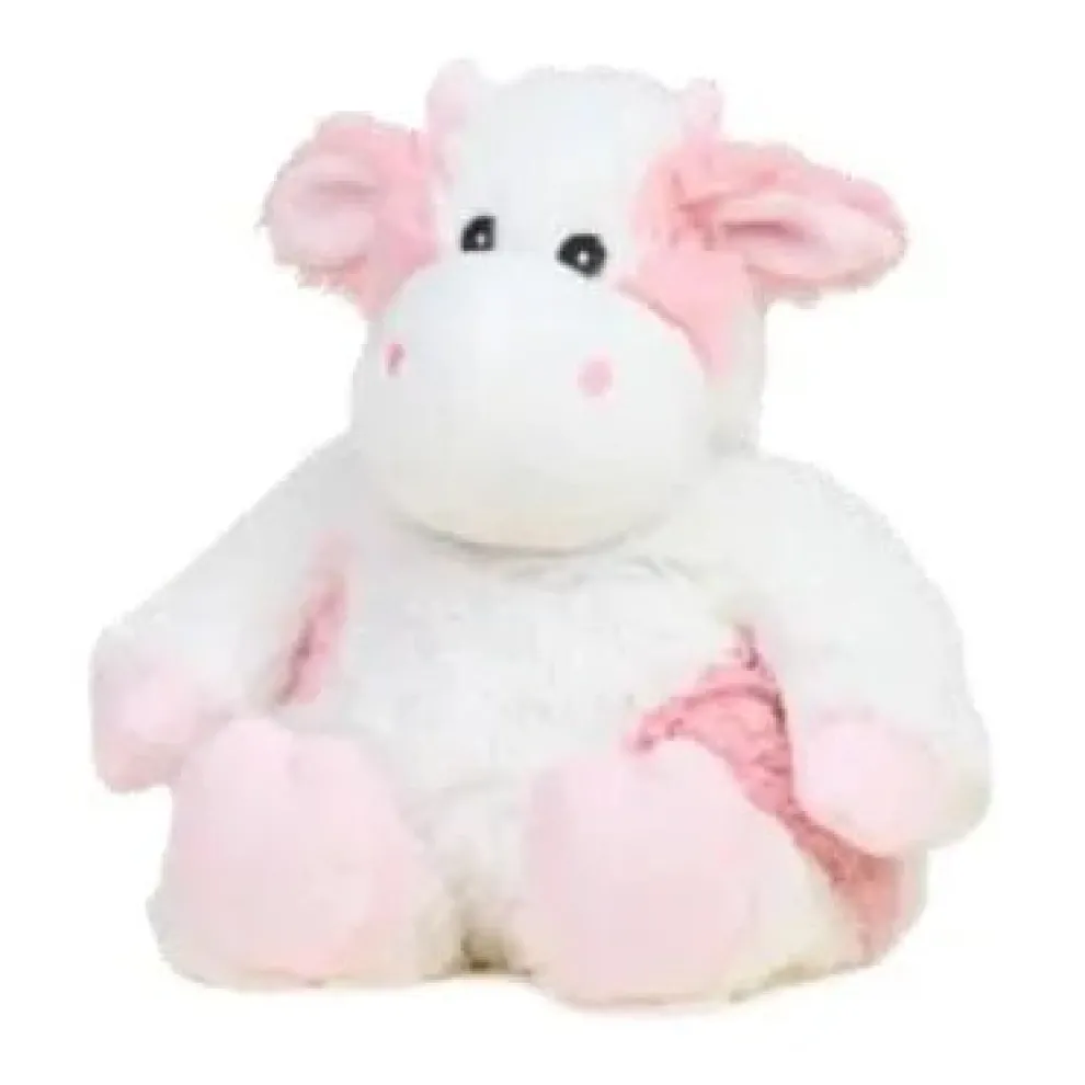 Warmies 13 Inch Strawberry Cow Microwavable Plush Toy - Owl & Goose Gifts